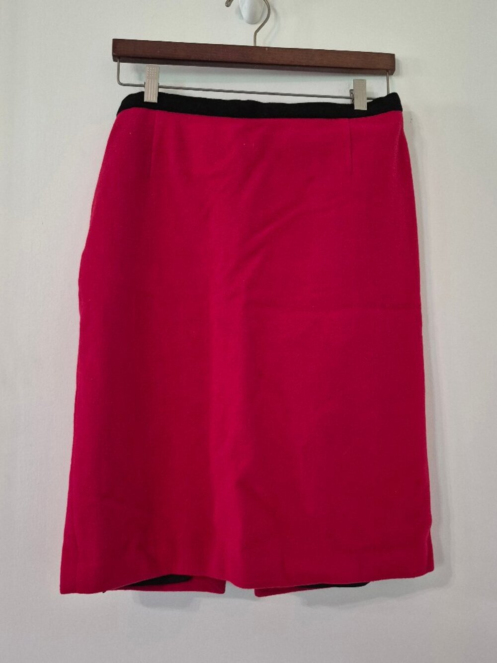 Vintage Esprit Wool Blend Pencil Skirt Lined 90s Clueless Twee Dark Academia Mod